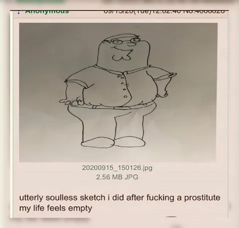 Soulless Sketch After Prostitution