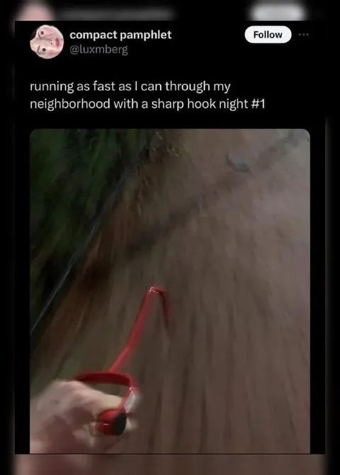 Running With a Sharp Hook