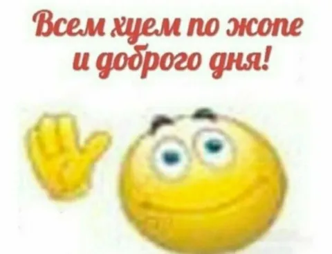 Всем хуём по жопе