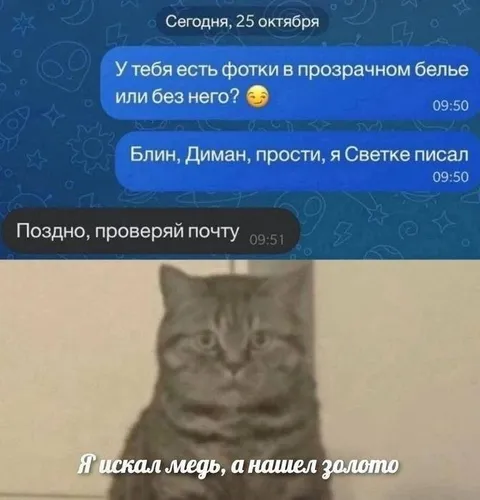 Искал медь, нашёл золото