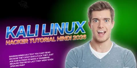 Kali Linux Hacker Tutorial Thumbnail