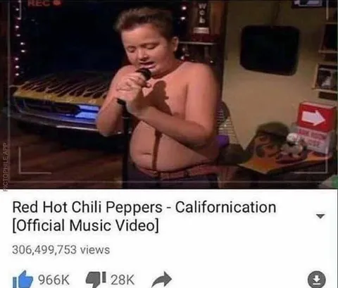 Red Hot Chili Peppers Californication Parody