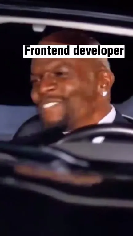 Frontend Developer Laughs at Backend