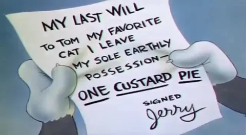 Tom Reads His Last Will