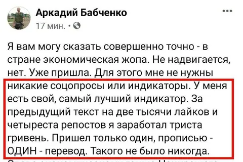 Самый лучший экономический индикатор