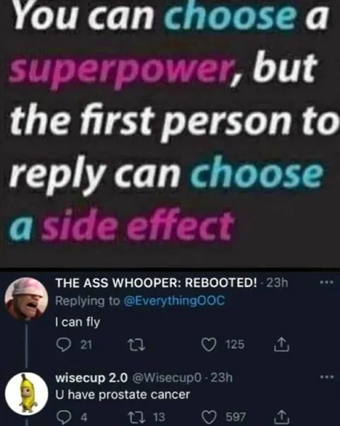 Choose a Superpower, Get a Side Effect