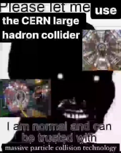 Please Let Me Use the Collider