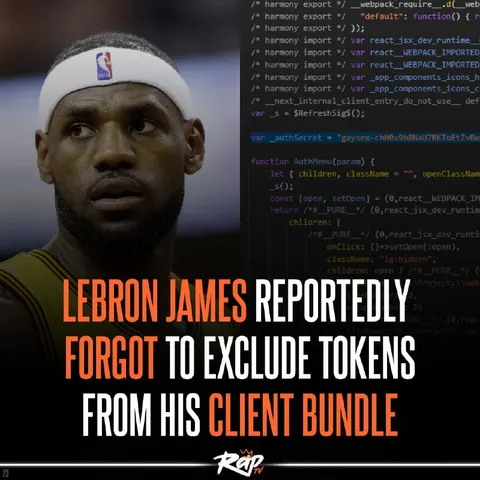LeBron James Forgot Tokens
