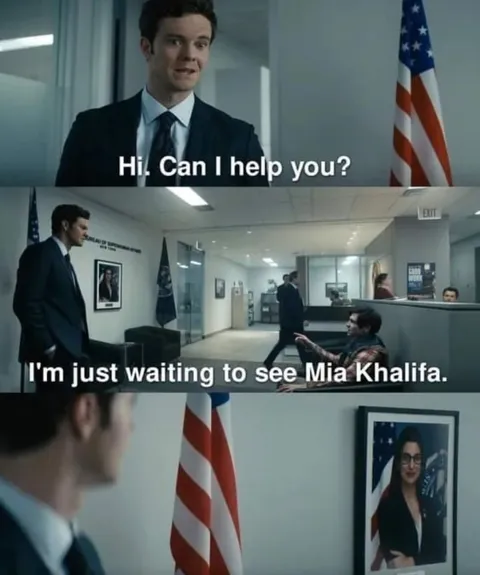 Waiting to See Mia Khalifa