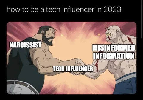 Tech Influencer Handshake