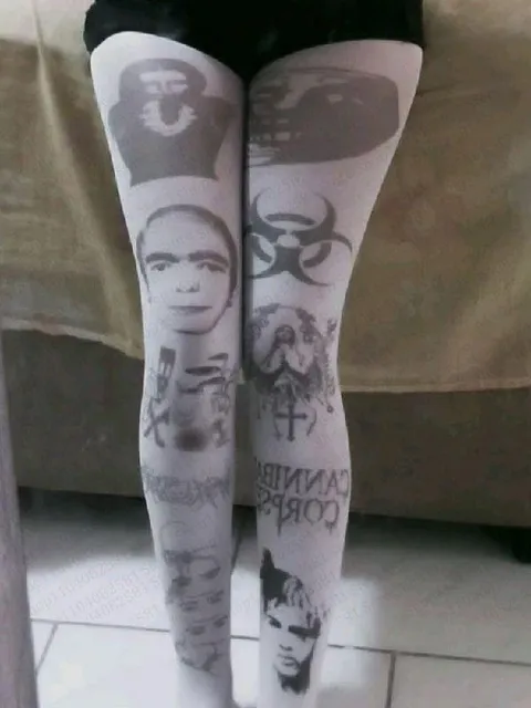 Cannibal Corpse Leg Tattoos