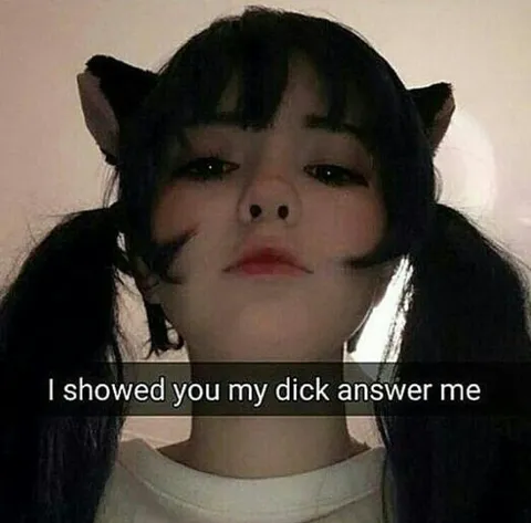I showed you my dick