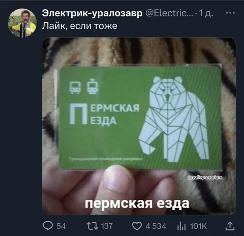 Пермская езда с ошибкой