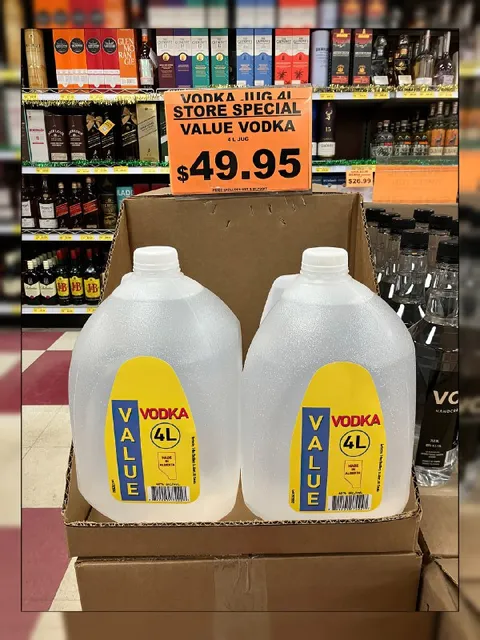 Four-Liter Value Vodka