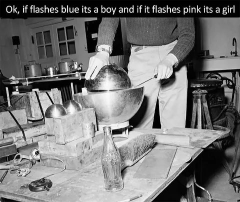 Blue or Pink Baby Gender Reveal