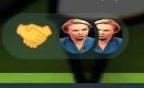 Рукопожатие двух малышей