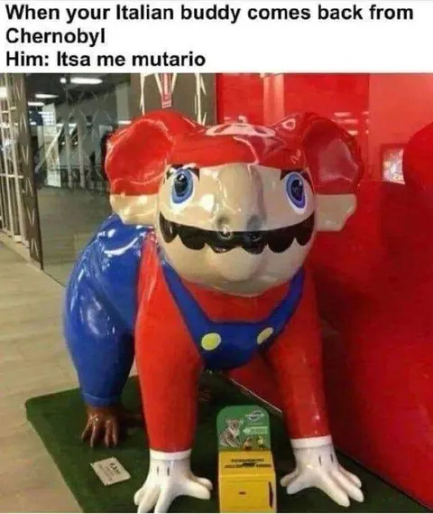 Italian Buddy Returns from Chernobyl