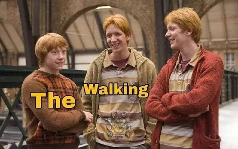 The Walking Weasley Brothers