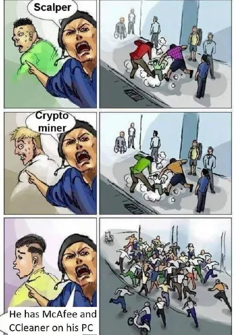 Scalper Crypto Miner McAfee PC