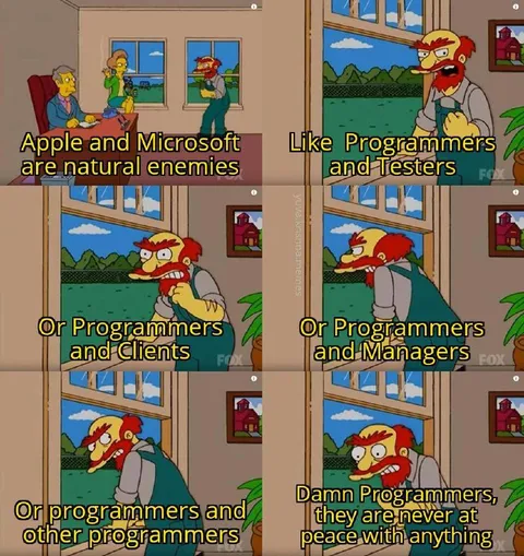 Programmers Are Never At Peace