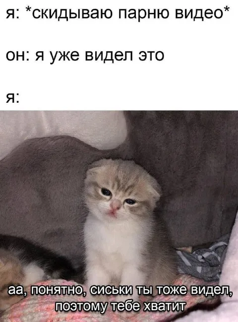 Сиськи ты тоже видел