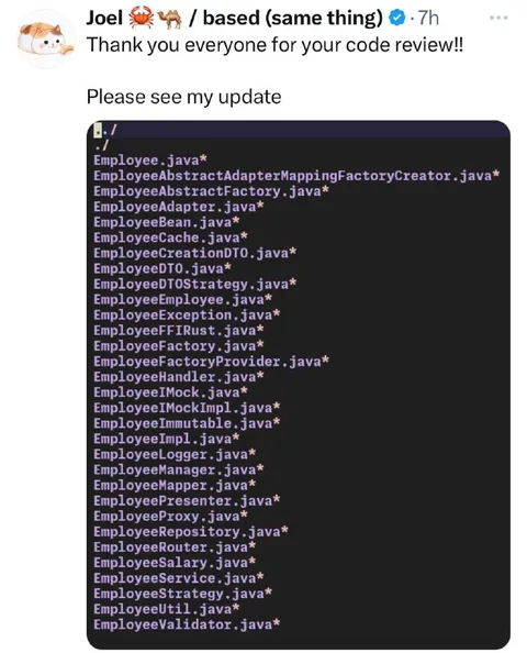 Thank You for the Code Review
