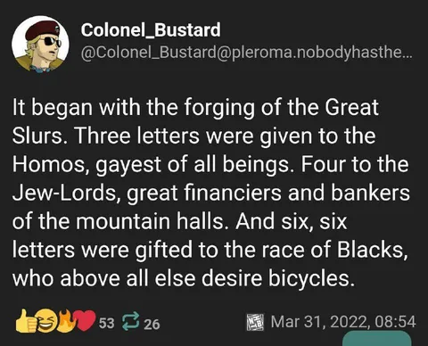 The Great Slurs Forging Parody
