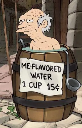 Me-Flavored Water Barrel