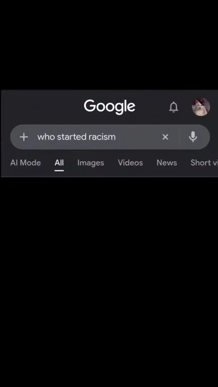 Who Started Racism? Google Says Mort