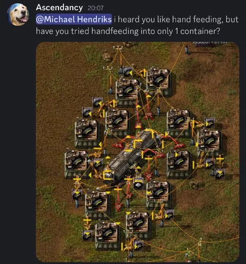 Handfeeding Into One Container