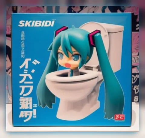 Skibidi Miku Toilet Toy