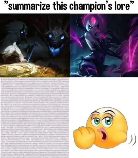 Summarize This Champion’s Lore