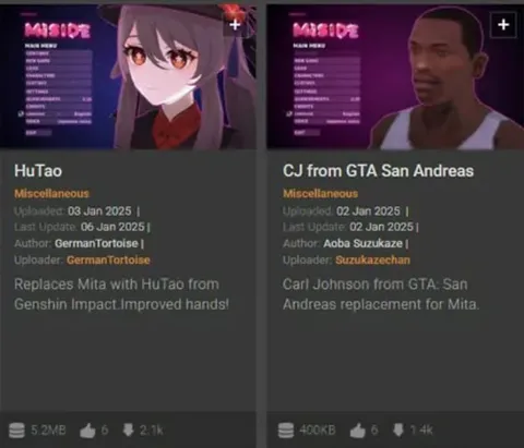 Hu Tao or CJ for MiSide