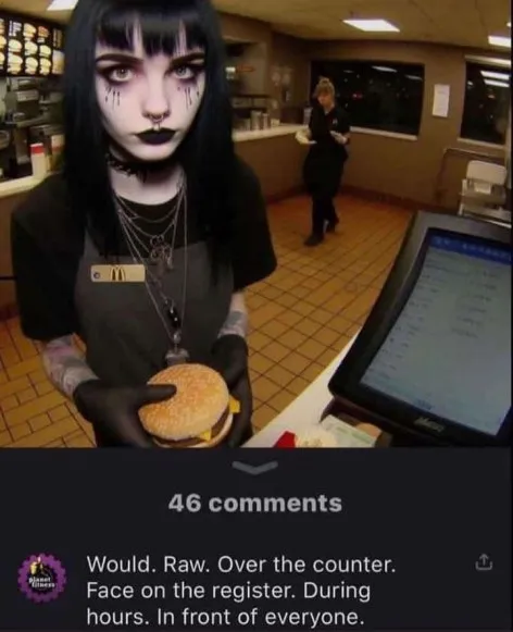 Goth McDonald’s Employee