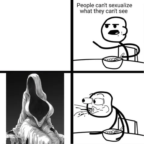 People Can't Sexualize What They Can't See