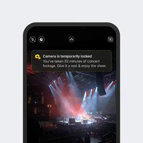Camera Locked at Concert