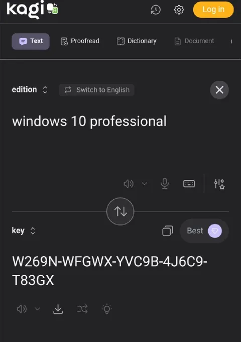 Windows 10 Product Key
