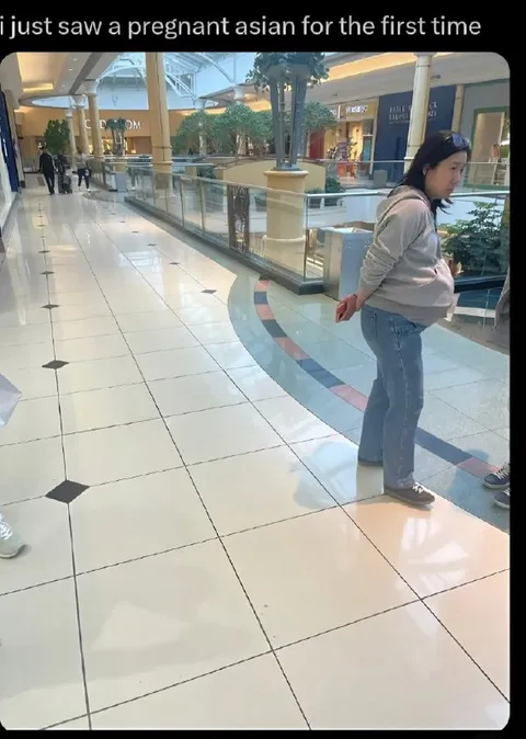 First Pregnant Asian Sighting