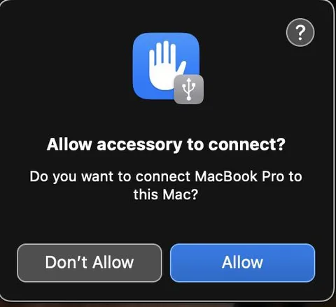 Allow Accessory to Connect