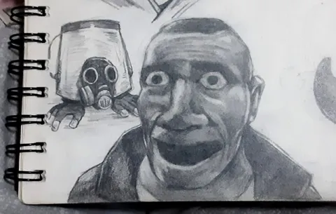 Странный рисунок огра