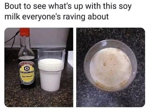 Soy Sauce Soy Milk Mix-Up