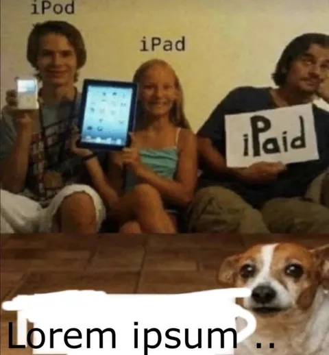 iPod iPad iPaid