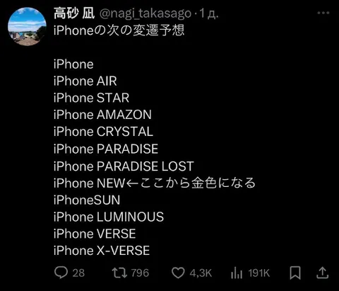 iPhoneの次の変遷予想