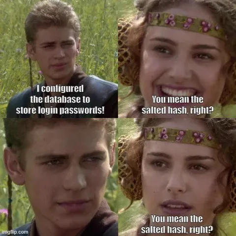 Salted Hash Password Mistake