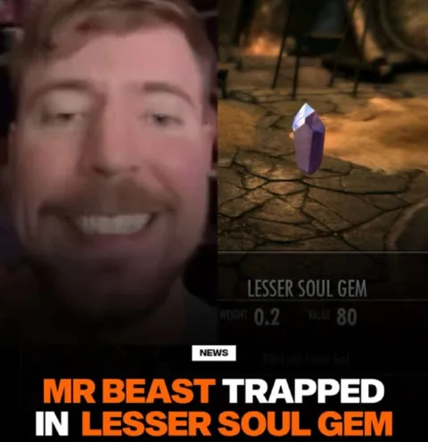 MrBeast Trapped in Lesser Soul Gem