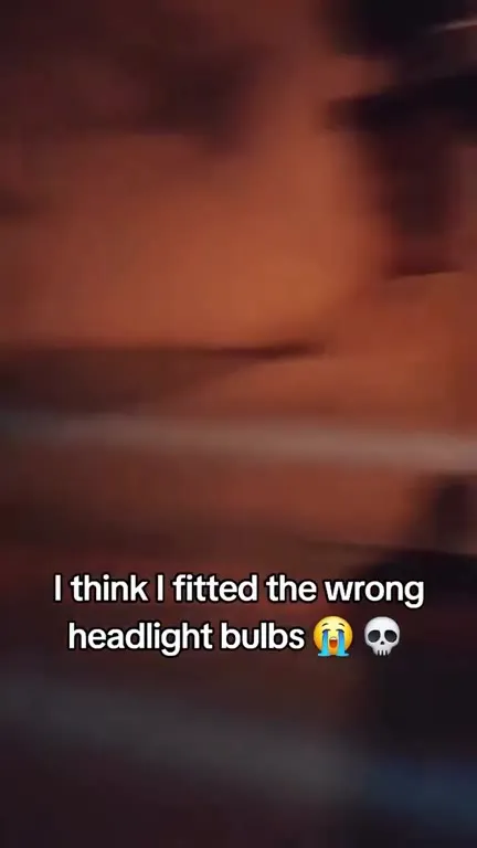 Wrong Headlight Bulbs