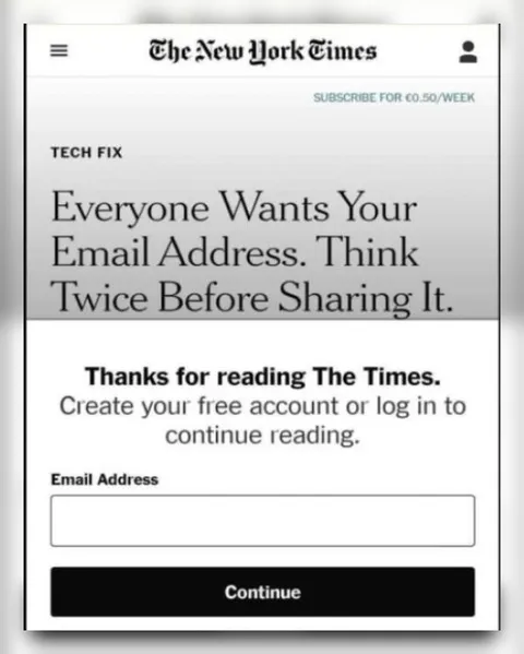 Everyone Wants Your Email