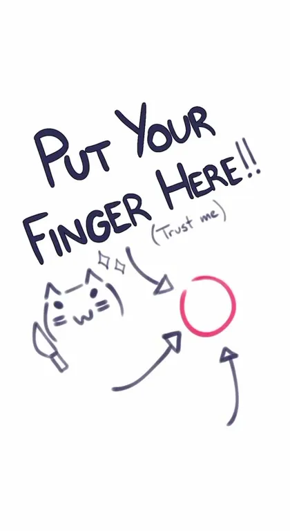 Put Your Finger Here Certified Racist