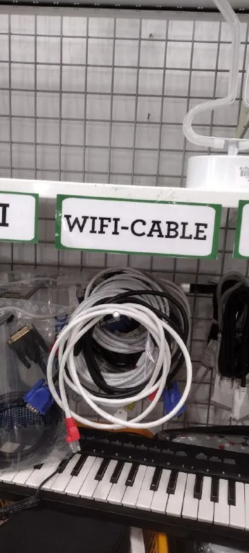 WiFi Cable Keyboard Mix-Up