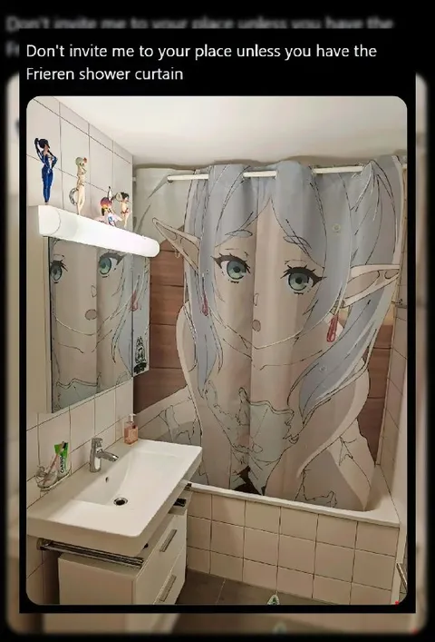 Frieren Shower Curtain